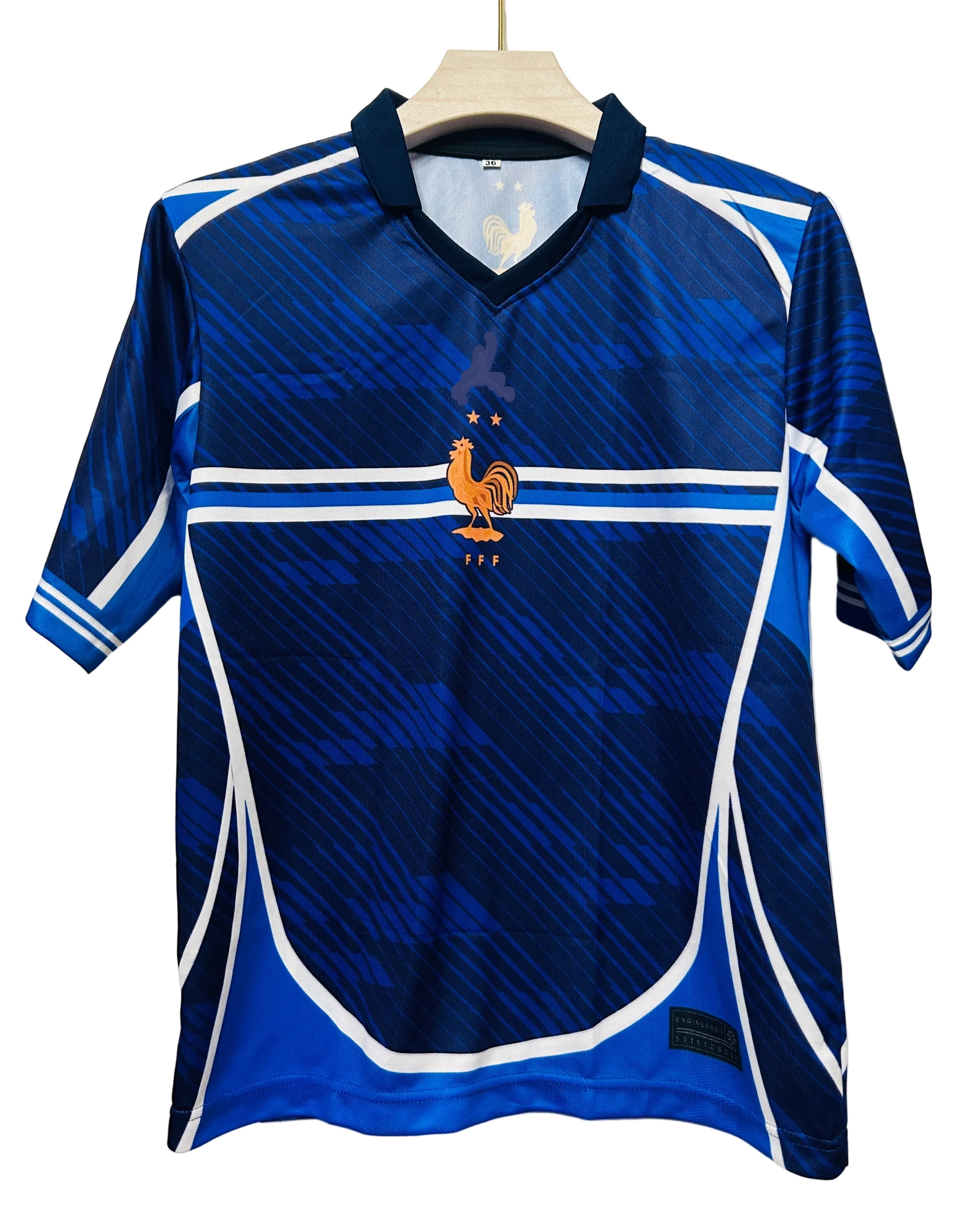 France 2026 Fan Edition Jersey-MBAPPE 10-Collar Five Sleeve-AM Retro S
