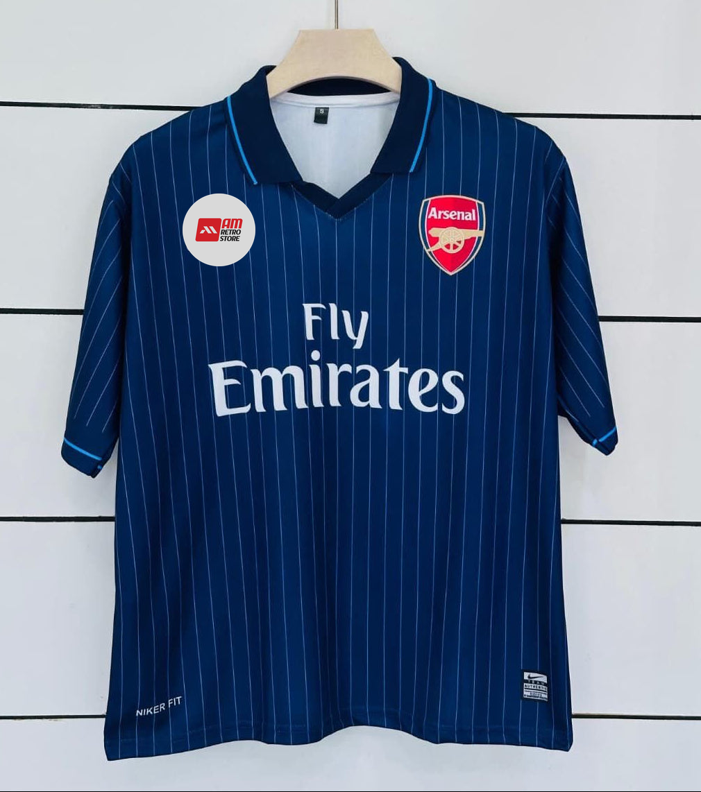 Arsenal 2009/10 Away-ARSHAVIN-Collar Five Sleeve-AM Retro Store