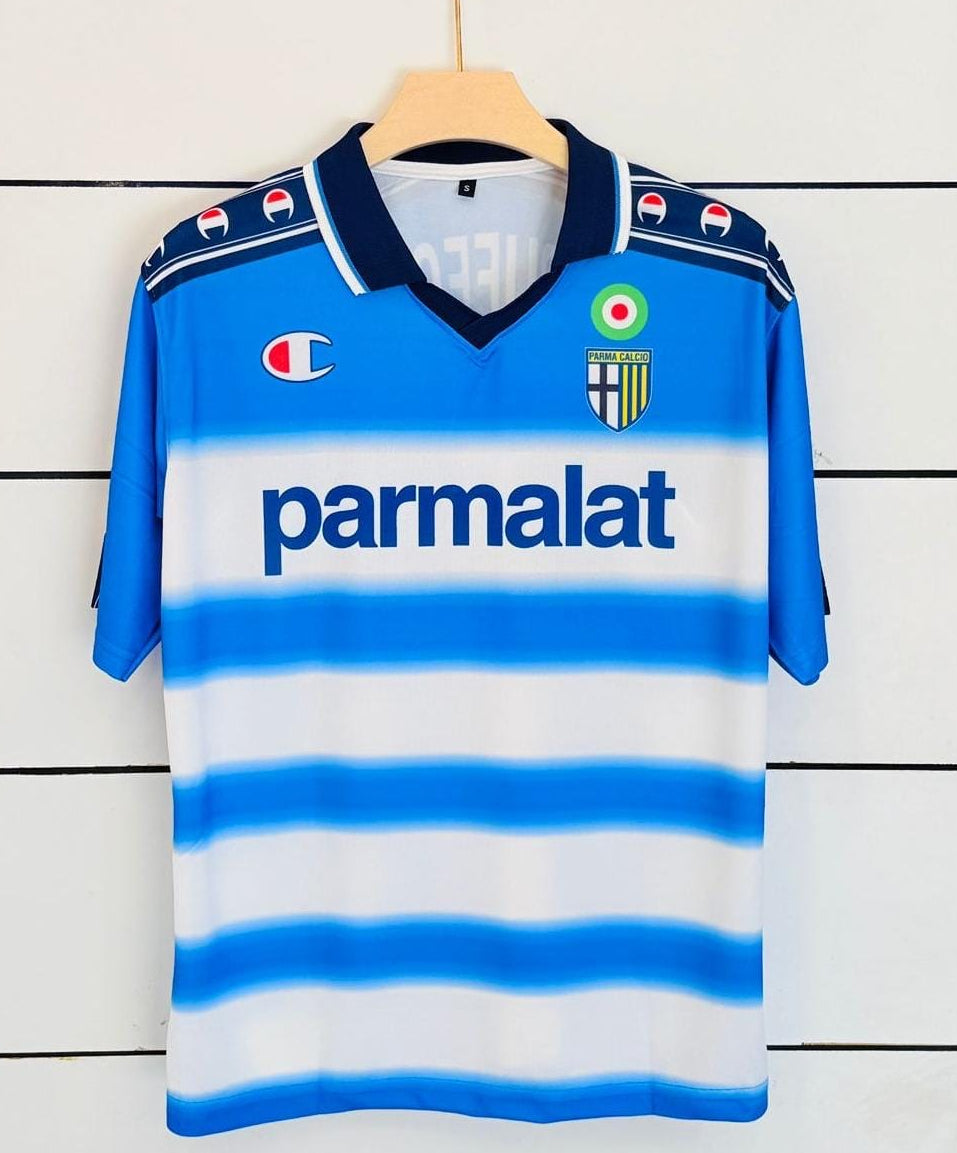 Parma 1999/2000-Goal Keeper Jersey-Buffon #1-Collar Five Sleeve-AM
