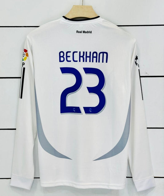 Real Madrid 2006/07 Home-Bechkham