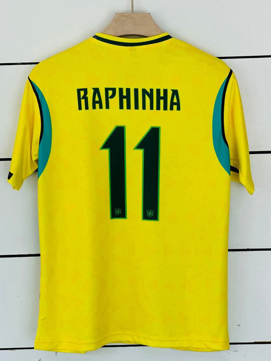 Brazil World Cup 2026 Home Jersey-RAPHINHA 11-AM RETRO STORE