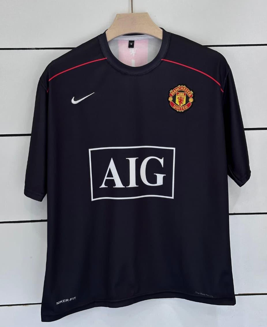 Manchester United 2007/08-Retro- Ronaldo- Embroidery Five Sleeve-AM Retro Store