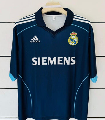Real Madrid 2005/06 Away -Zidane-Collar Five Sleeve