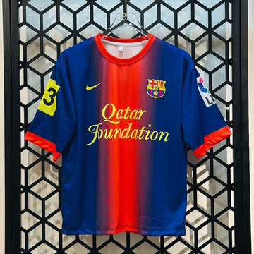 Barcelona 2012/13 Home-Messi Retro-Five Sleeve