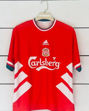 Liverpool 1993/95 Home Retro Kit-Fowler-Embroidery-Five Sleeve