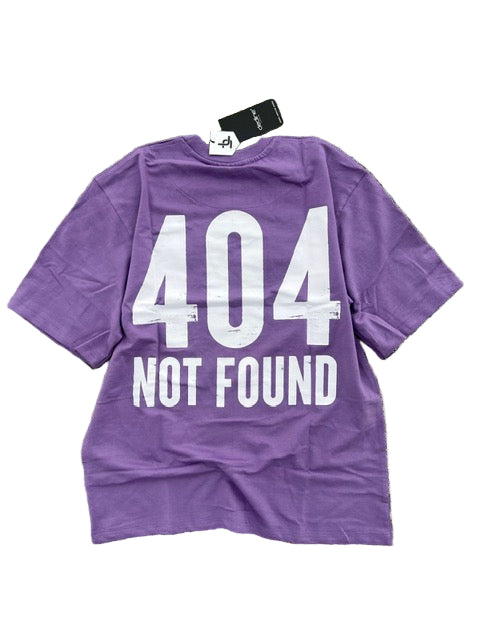 Dedline Over Size T-shirt-Purple