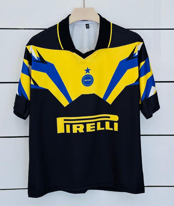 Inter Milan 1996/97 Special Kit-ADRIANO-Collar Five Sleeve-AM Retro Store