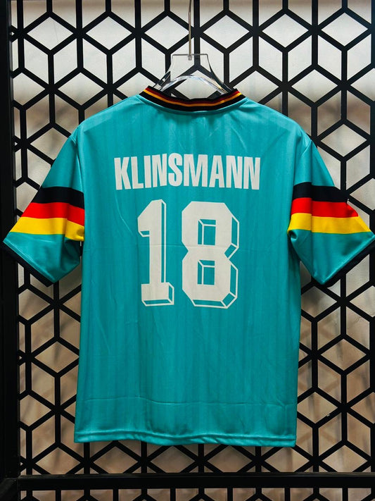 Germany 1992/94 Away Jersey-KLINSMANN-Embroidery- Five Sleeve-AM Retro Store
