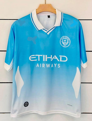 Manchester City 2026/27 Home-HAALAND 9-Collar Five Sleeve-AM Retro Store