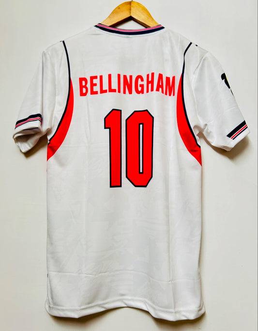 England 2026 World Cup Home Jersey-BELLINGHAM-AM Retro Store