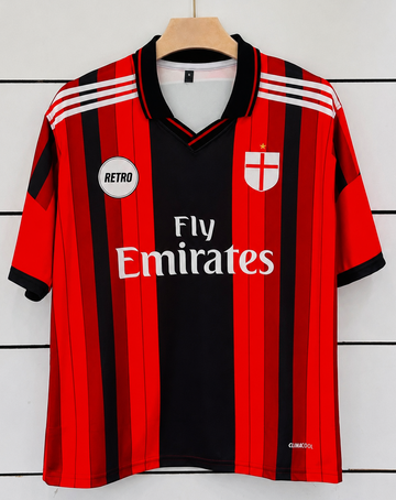 AC Milan 2014/15 Home-TORRES 9-Collar Five Sleeve-AM Retro Store
