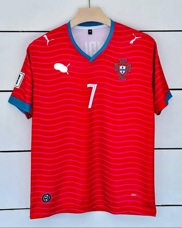 Portugal World Cup 2026 Home Jersey-Ronaldo 7-AM RETRO STORE