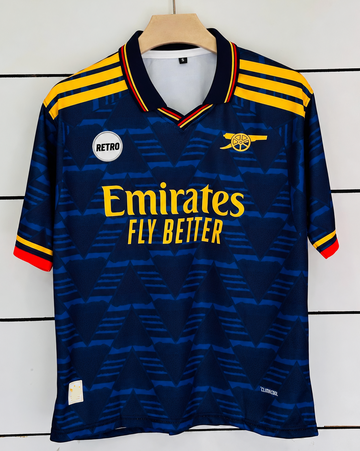 Arsenal 2026/27 Away Kit-RICE 41-Collar Five Sleeve-AM Retro Store