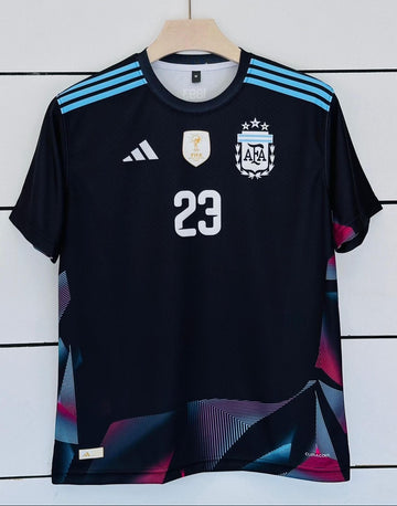 Argentina 2026 World Cup-Goal Keeper MARTINEZ Number 23-AM Retro Store