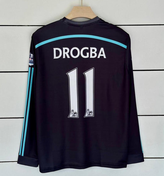 Chelsea 2014/15 Third-Drogba- Retro Full Sleeve