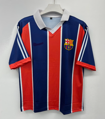 Barcelona Special Edition Kit-Collar Five Sleeve-No Player Name-AM Retro Store