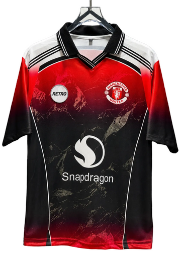 Manchester United Bold Red & Black Jersey-ROONEY 8-Collar Five Sleeve-AM Retro Store