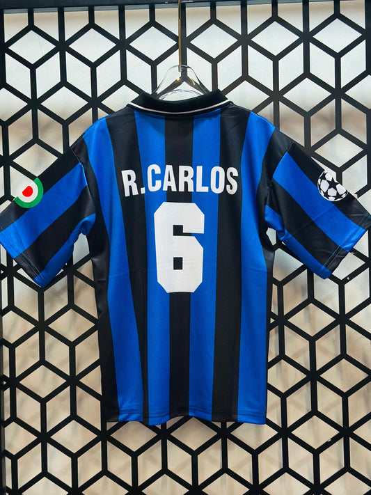Kids/Boys Collar Five Sleeve Jersey -R CARLOS -AM RETRO STORE