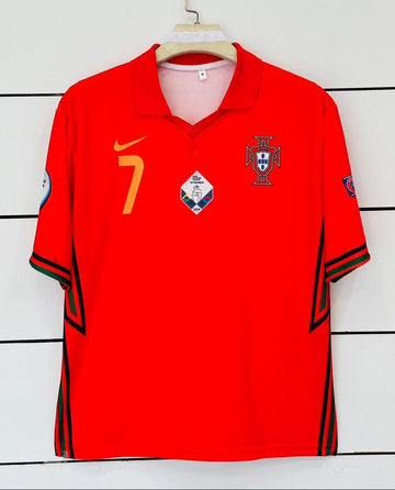 Portugal 2020/21 Home -Ronaldo-Collar Five Sleeve-AM Retro Store