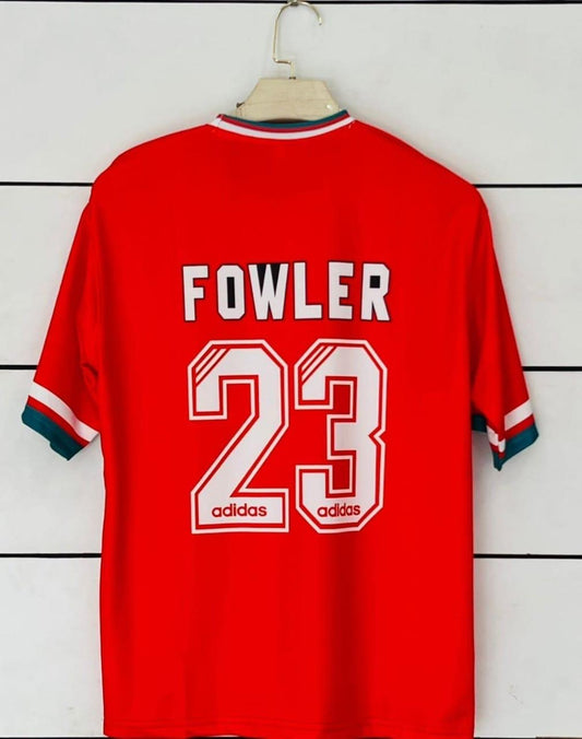 Liverpool 1993/95 Home Retro Kit-Fowler-Embroidery-Five Sleeve