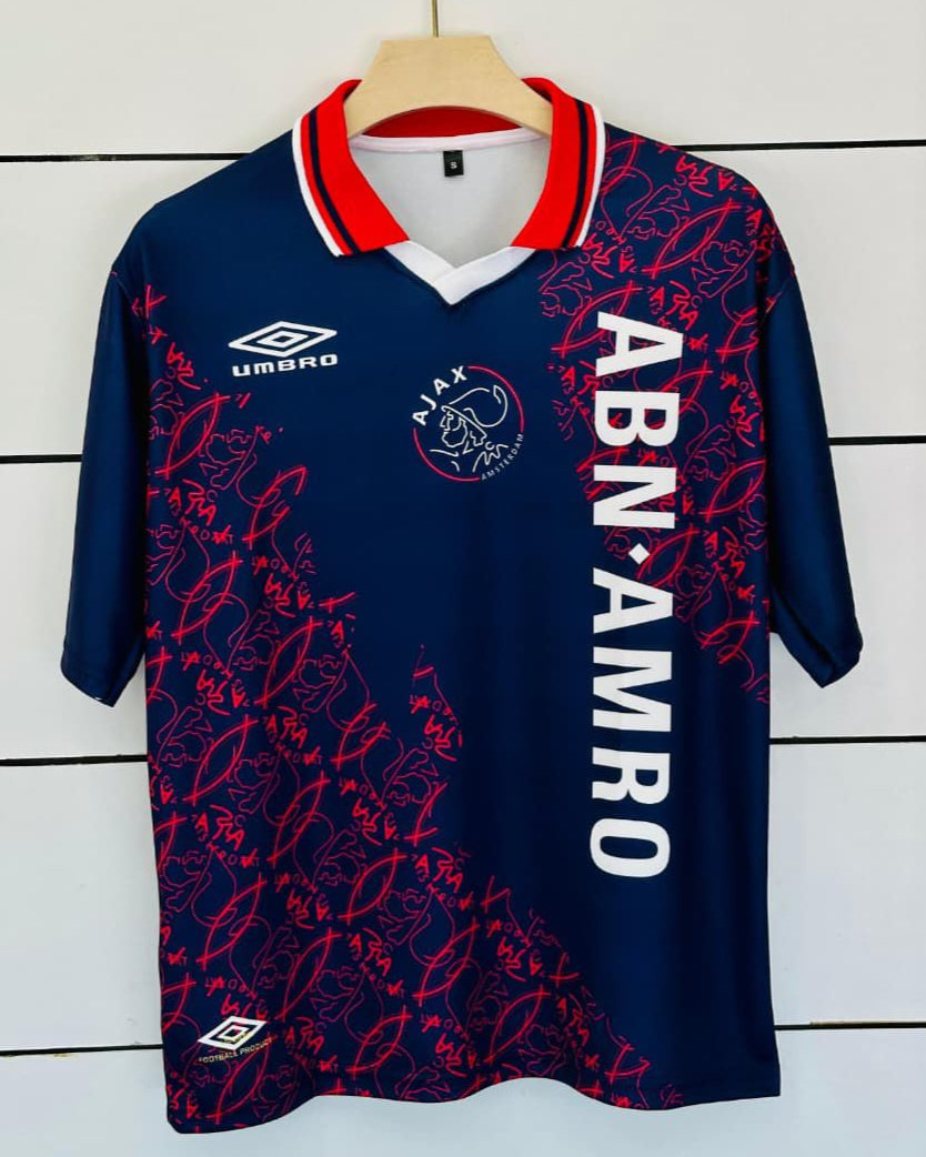 Ajax 1994-1995 Away-Davids-Collar Five Sleeve