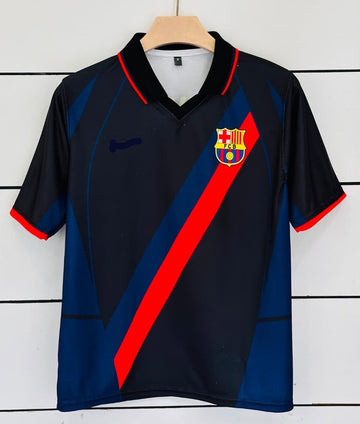 Barcelona 2002/03 Away Jersey-PUYOL 5-Collar Five Sleeve-AM Retro Store