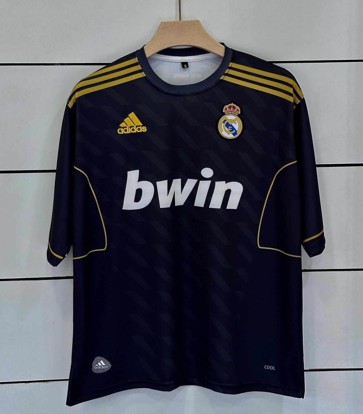 Real Madrid 2011/12 Away-Authentic Retro Version-Ronaldo-Five Sleeve