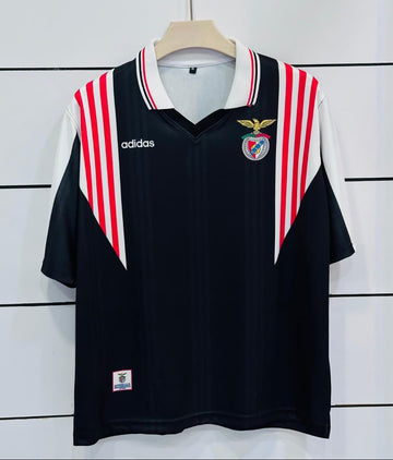 Benfica 1997/98 Third Kit- DI MARIA-Collar Five Sleeve-AM Retro Store