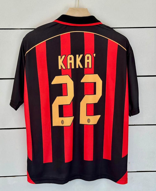 AC Milan 2006/07 Retro Jersey- Kaka- Collar Five Sleeve