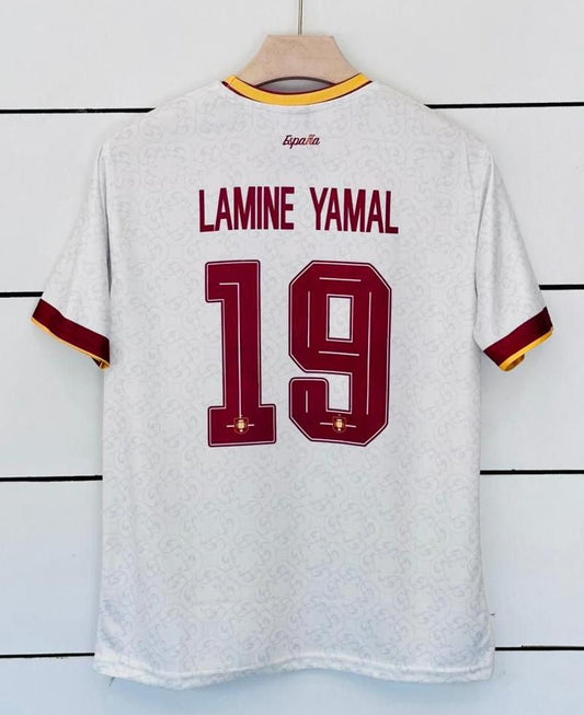 Spain World Cup 2026 Away Jersey-LAMINE YAMAL 19-AM RETRO STORE