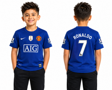 Kids/Boys Manchester United Jersey-Ronaldo 7-AM Retro Store