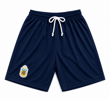 Kids/Boys Argentina Shorts Blue-Embroidery-AM Retro Store-PSL104
