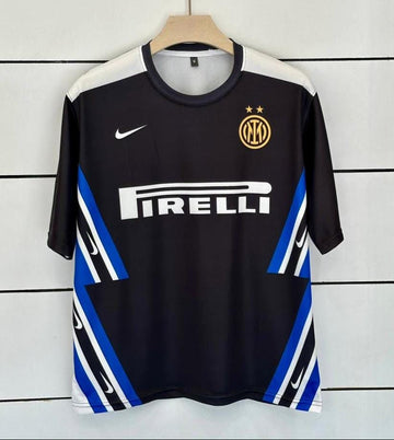 Inter Milan 2025/26-Training Black Jersey-Five Sleeve-No Player Name-AM Retro Store