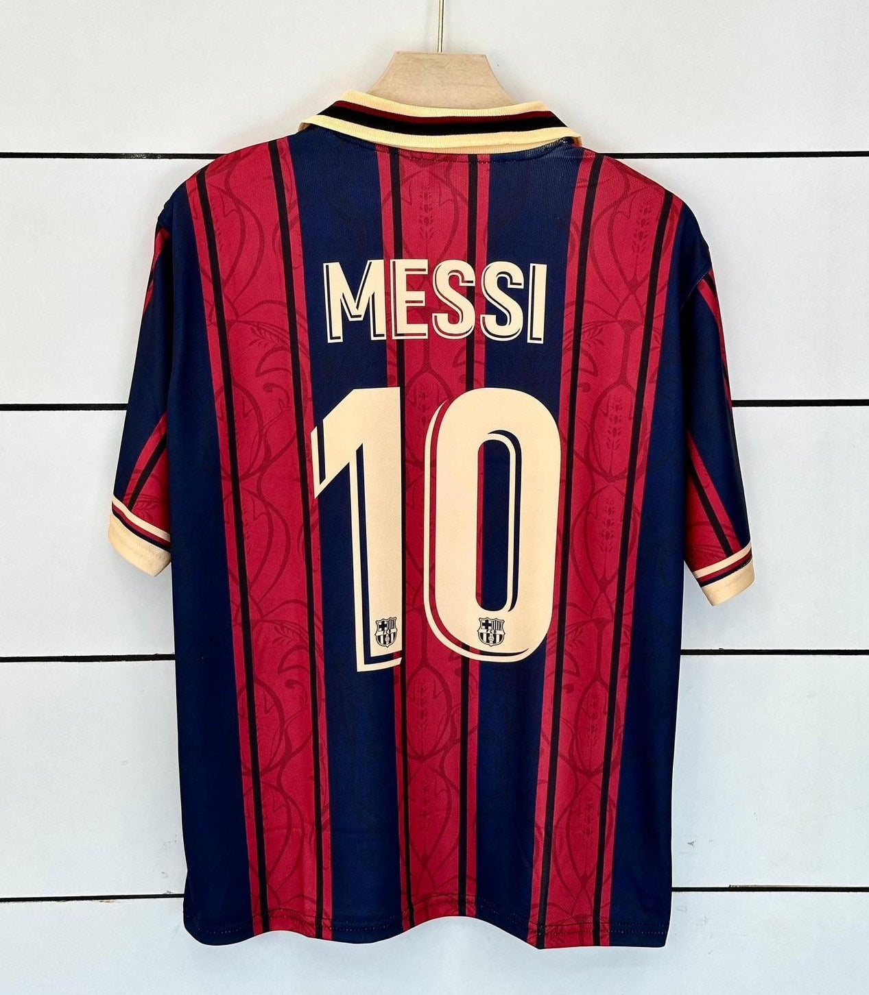 FC Barcelona 125th Anniversary Kit -Collar Five Sleeve-Messi-AM