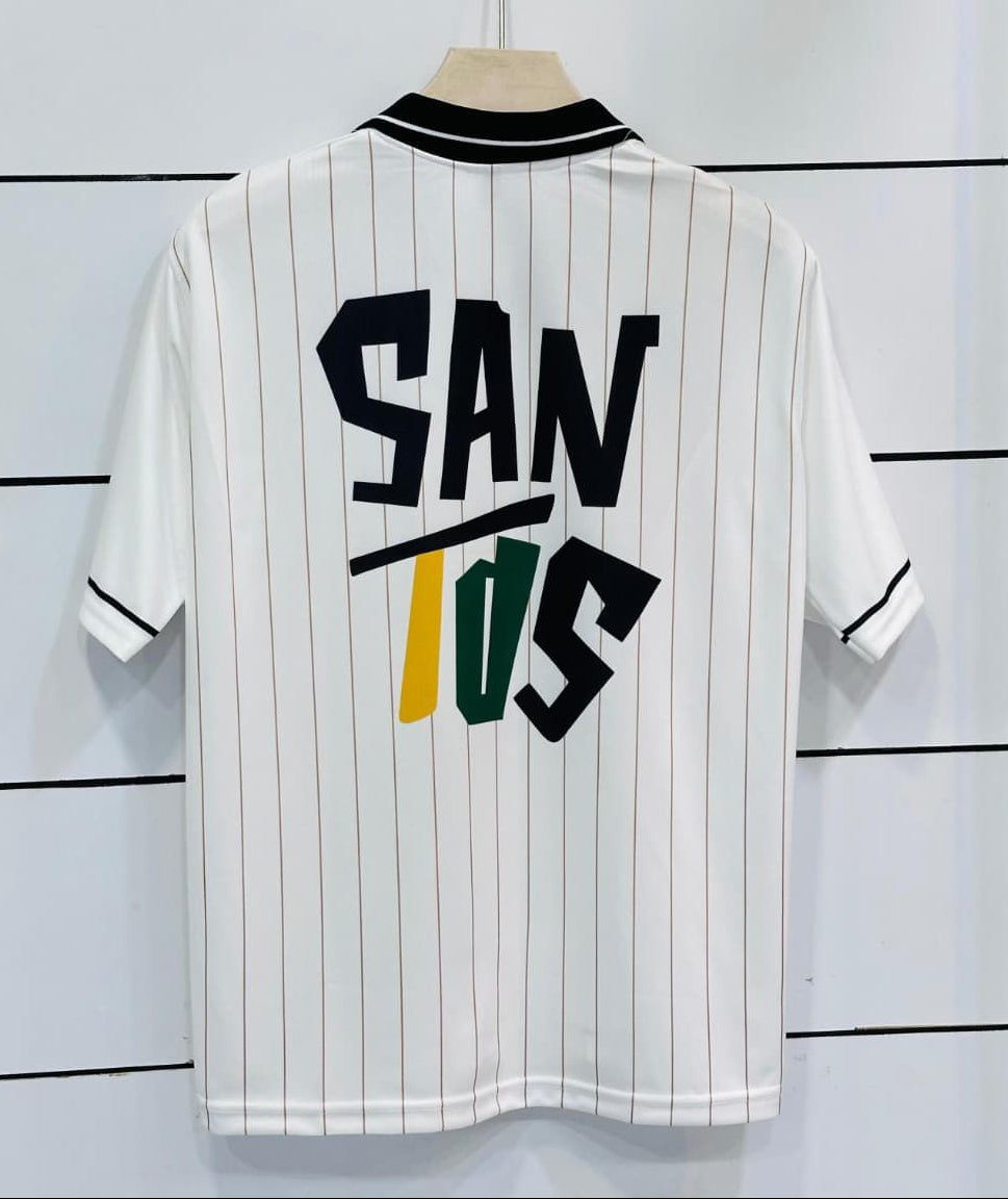Santos FC Vintage-Collar Five Sleeve-AM Retro Store
