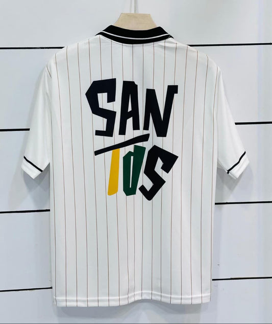 Santos FC Vintage-Collar Five Sleeve-AM Retro Store
