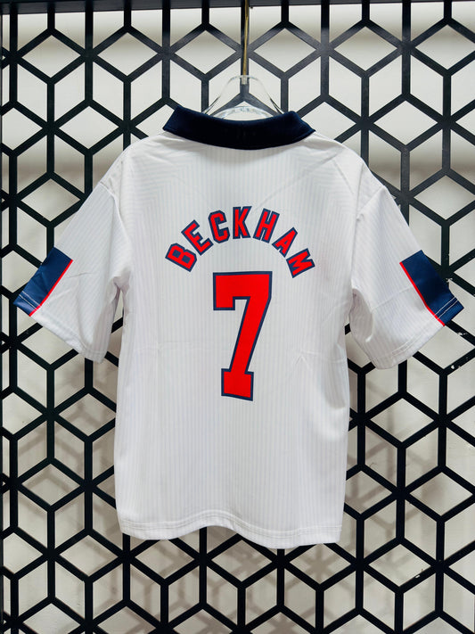 Kids/Boys Collar Five Sleeve Jersey -BECKHAM -AM RETRO STORE