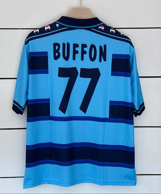 Parma 2000/01 Home-BUFFON-Collar Five Sleeve-AM Retro Store