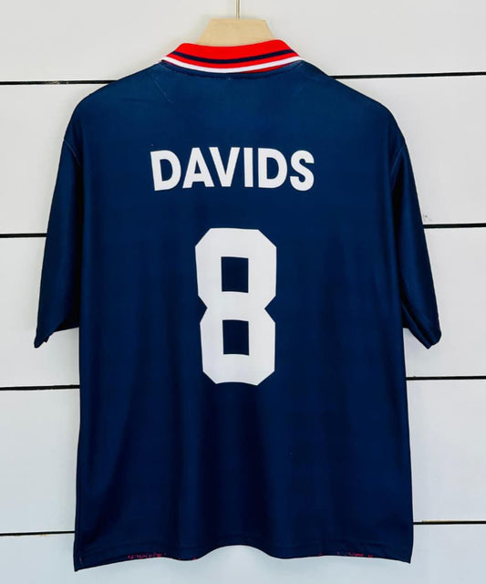 Ajax 1994-1995 Away-Davids-Collar Five Sleeve
