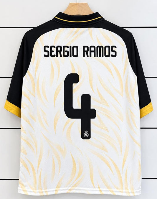 Real Madrid Special Edition-SERGIO RAMOS 4-Collar Five Sleeve-AM Retro Store