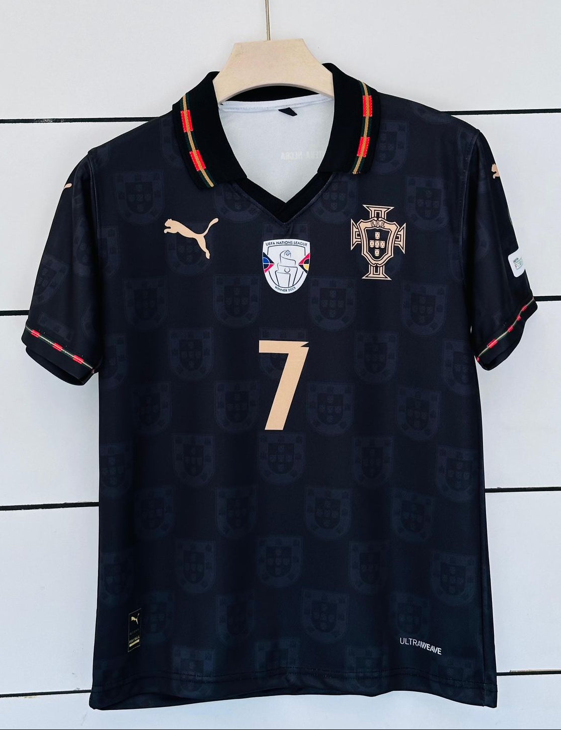 Portugal 2025/26 Authentic Special Edition -Ronaldo-Collar Half Sleeve-AM Retro Store