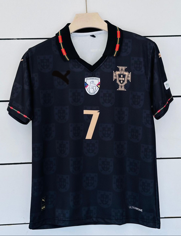 Portugal 2025/26 Authentic Special Edition -Ronaldo-Collar Half Sleeve-AM Retro Store
