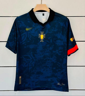 Portugal Special Edition Ronaldo jersey-Collar Five Sleeve-AM Retro Store