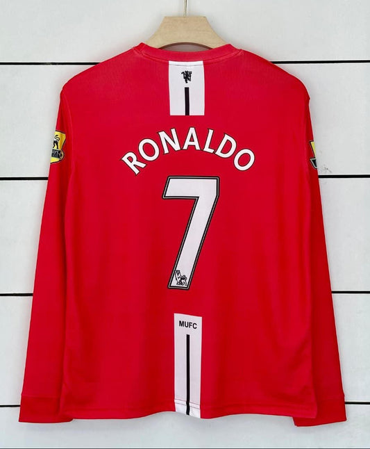 Manchester United 2007/08 Home-Ronaldo Retro-Full Sleeve-AM RETRO STORE