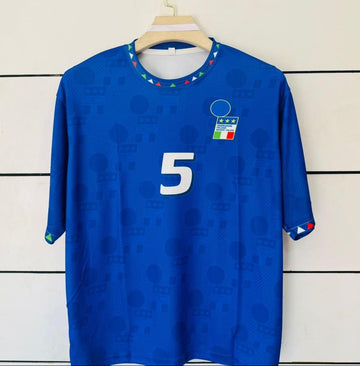 Italy 1994 Home-Maldini-Retro five Sleeve