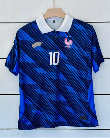 France 2026 World Cup Home Jersey-MBAPPE 10-COLLAR HALF SLEEVE-AM RETRO STORE