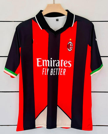 AC Milan 2026/27 Home-Maldini 3-Collar Five Sleeve-AM Retro Store