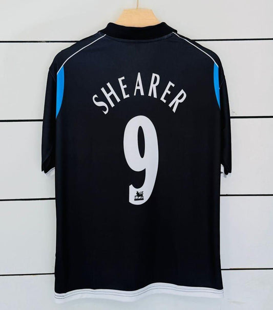 Newcastle 2001/01 Away-SHEARER-Collar Five Sleeve-AM Retro Store