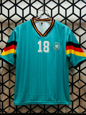 Germany 1992/94 Away Jersey-KLINSMANN-Embroidery- Five Sleeve-AM Retro Store
