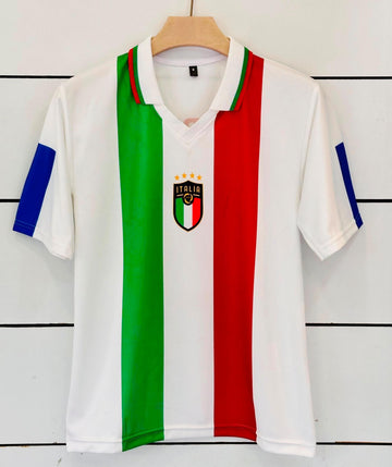 Italy 2024 Away Jersey-PIRLO 21- Collar Five Sleeve-AM Retro Store